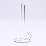 Держатель для бумажных полотенец металлический "Сердечко" 28*13см