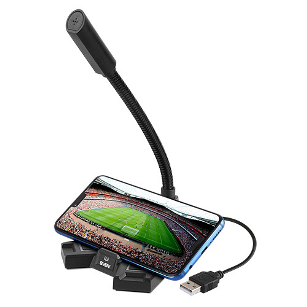 Микрофон SVEN MK-600 (RGB, USB)