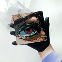 392 | Форма для шоколадных плиток "Для росписи-2" (275*175мм)