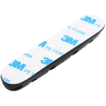 Держатель для проводов на липком слое «ДОМАНИЯ», 6 портов, цвет черный, 9,9*2см ( упак. ZIP пакет)