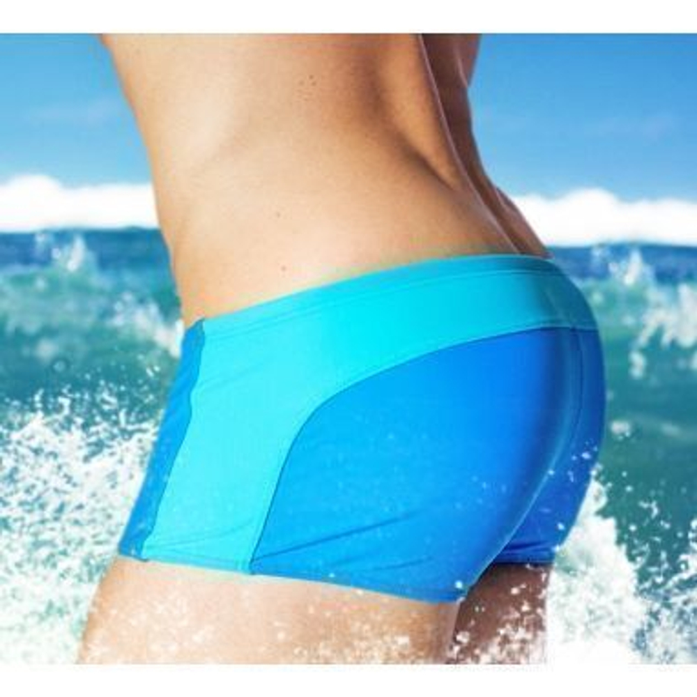 Мужские плавки хипсы  сине-бирюзовые Aussiebum Handlebar Hip Kiama