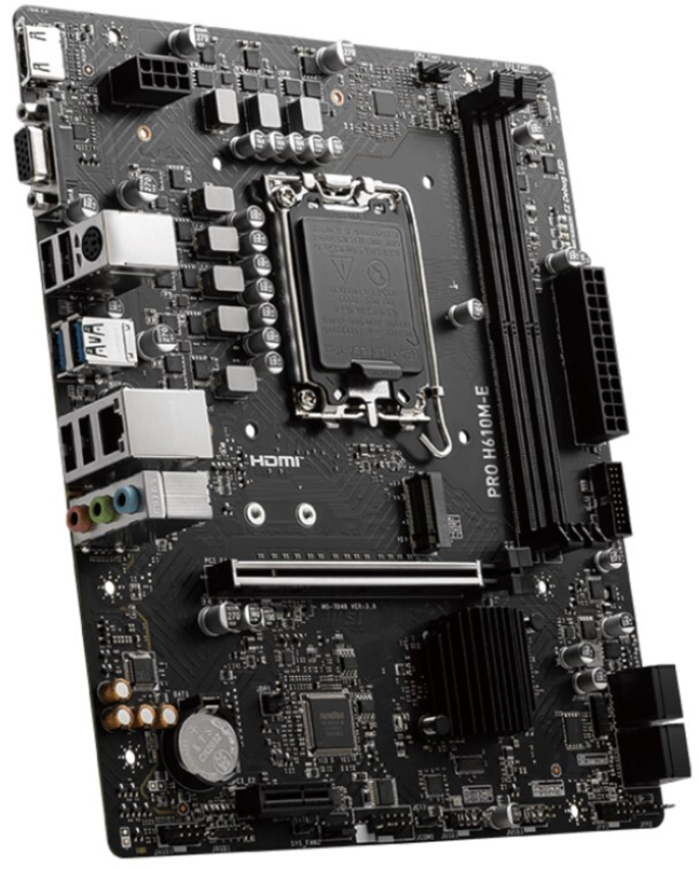 Материнская плата mATX MSI PRO H610M-E