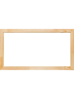 Деревянная рама 45x90 для картин на подрамнике сеч. 60x18