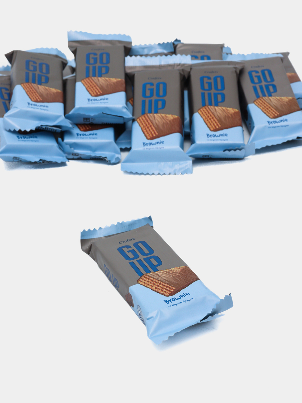 Вафельный батончик Go Up со вкусом брауни 30 гр