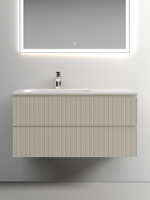 Тумба с раковиной Sancos Snob T 100 см SNT100LCE левая, beige soft