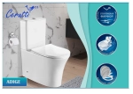 Унитаз ADIGE напольный безободковый Ceruttispa CT7836 (620х365х820)