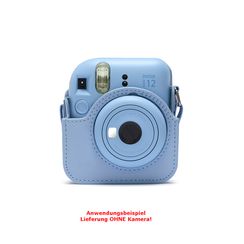 İnstax fotoaparat üzlüyü \ Instant Camera Case MINI 12 CASE - PASTEL BLUE