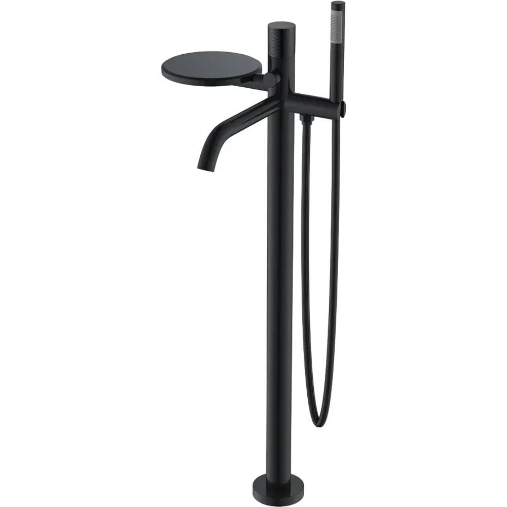 Напольный смеситель для ванны с душем Boheme Stick 129-BB.2 black touch black