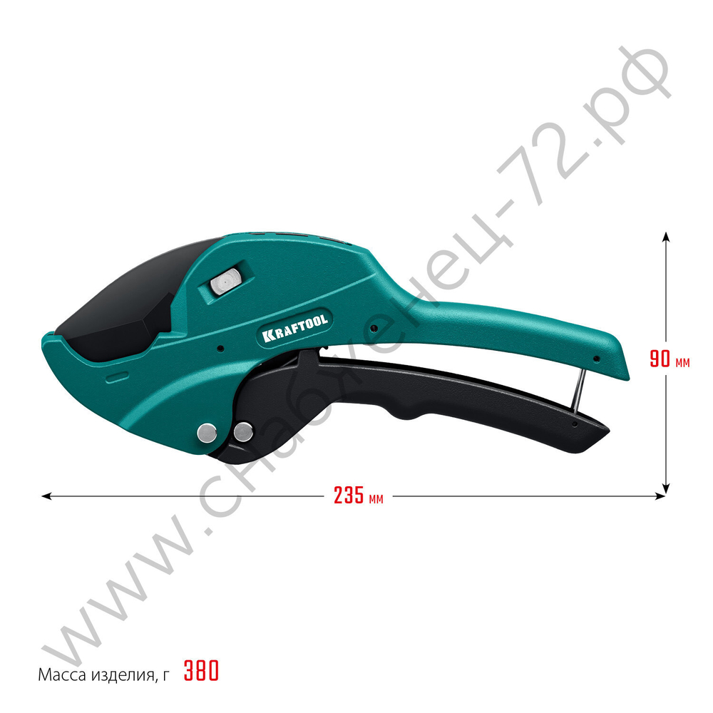 KRAFTOOL Alligator-42 до 42 мм, Автоматический труборез по металлопластиковым и пластиковым трубам (23406-42_z01)