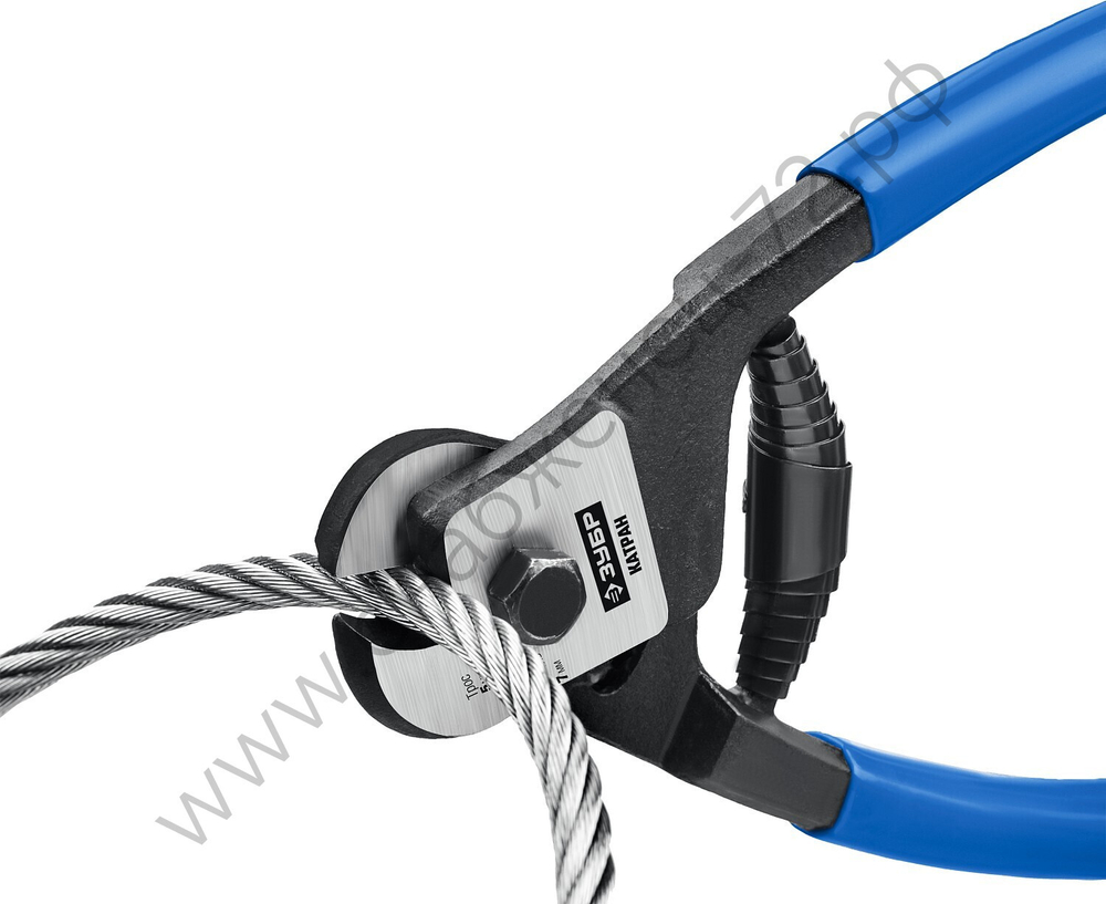 ЗУБР Катран 200 мм, Цельнокованый тросорез, Профессионал (23346)