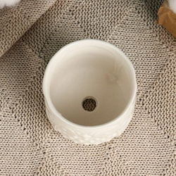 Горшок для цветов «Филин» керамический, 100 мл, 6.5×6.5×5.5 см, цвет МИКС