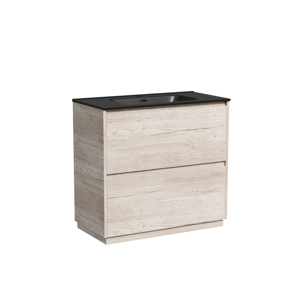 Тумба напольная под раковину Sancos Libra Floor, дуб галифакс натуральный 890х450х840 мм