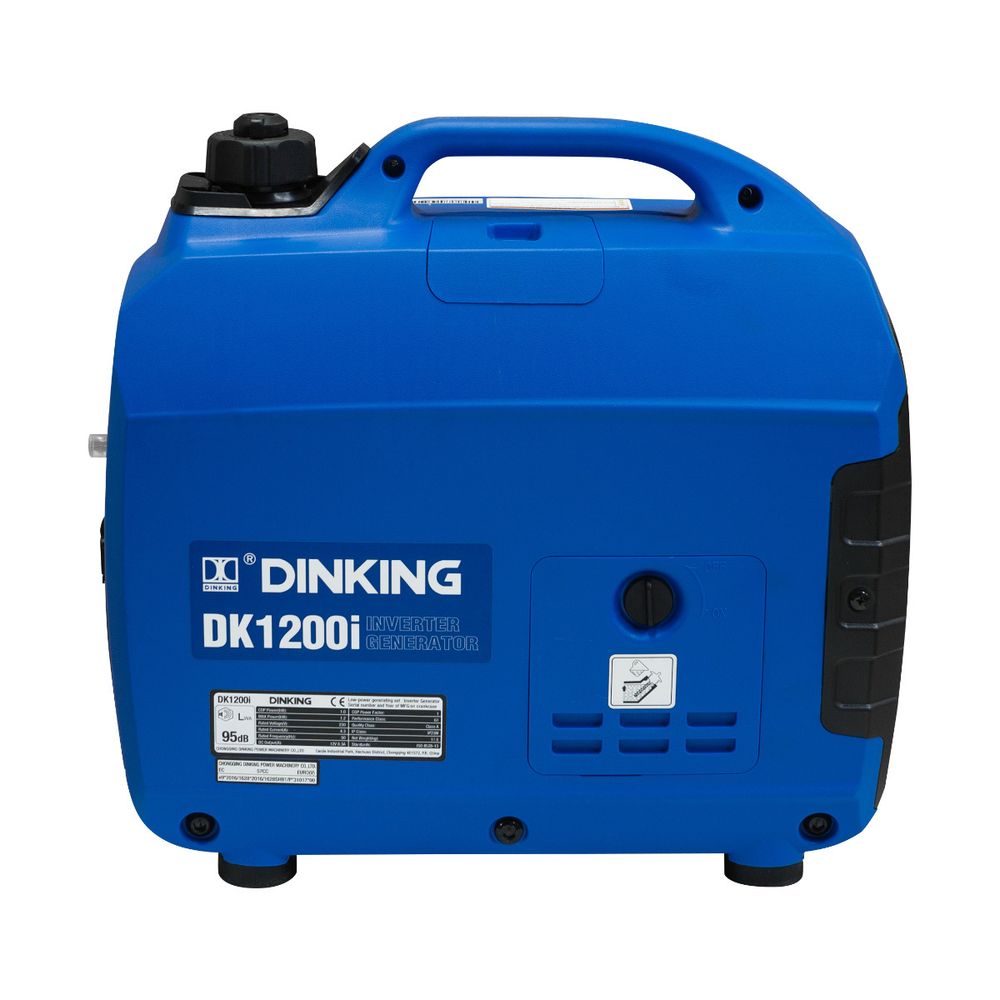 Генератор бензиновый инверторный Dinking DK1200i - [1 кВт / 220V] руч. старт