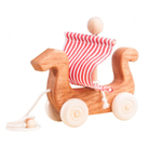 Каталка Драккар варягов под парусом Леснушки