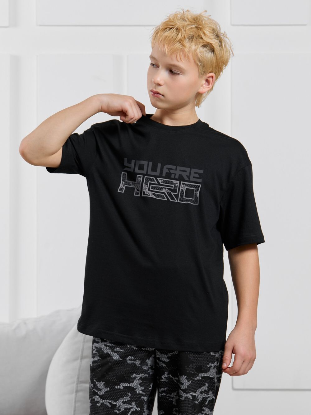 Костюм для мальчика Экипаж-1 Виотекс ЧЁРНЫЙ