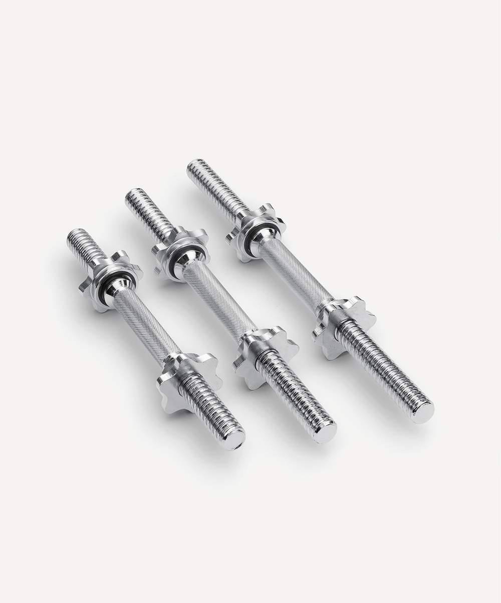 Гриф гантельный BB-107 d=25 мм, металлический, хромированный, 40 см