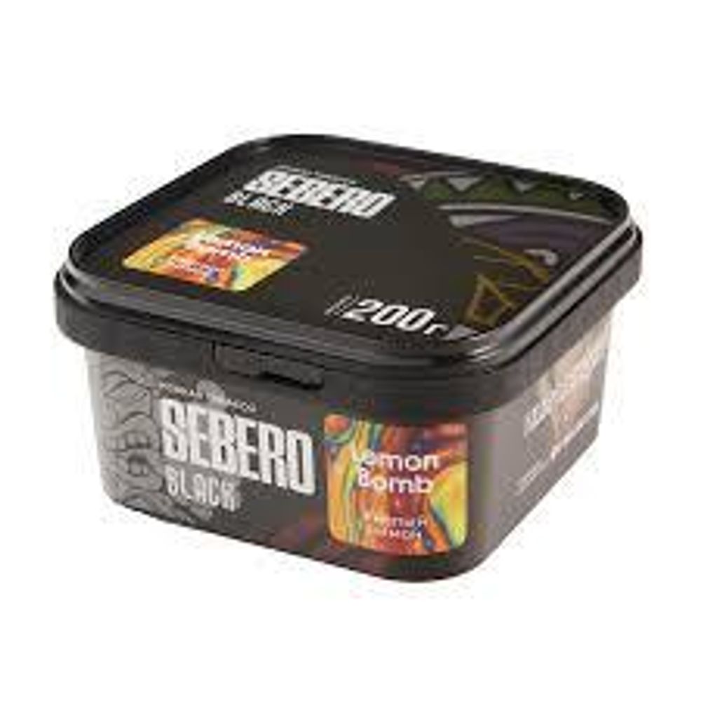 SEBERO Black  Кислый лимон (Lemon Bomb) 200г