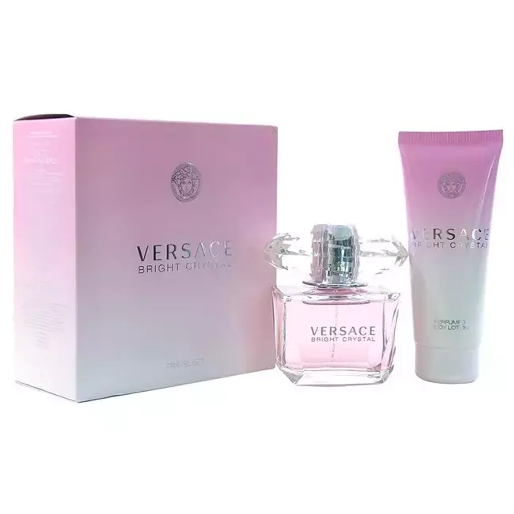 VERSACE BRIGHT CRYSTAL wom Set (30 туалетная вода + 50 лосьон)