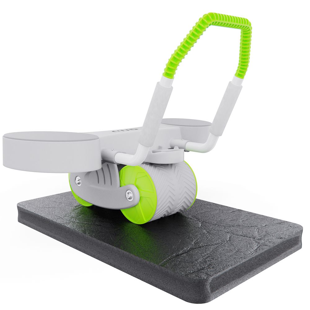 Тренажёр для пресса AB Roller SND-GT зеленый с ковриком 45 х 30 x 3.5 cм