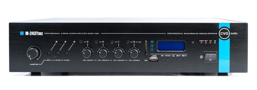 CVGAUDIO M-243Tmz Трансляционный микшер-усилитель