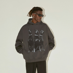 Худи ER "Dobermans" Striped Sleeves Hoodie