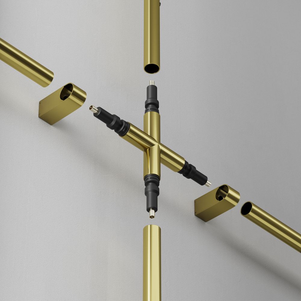 Коннектор X образный для штанговой системы Maytoni   CA008TX-BS