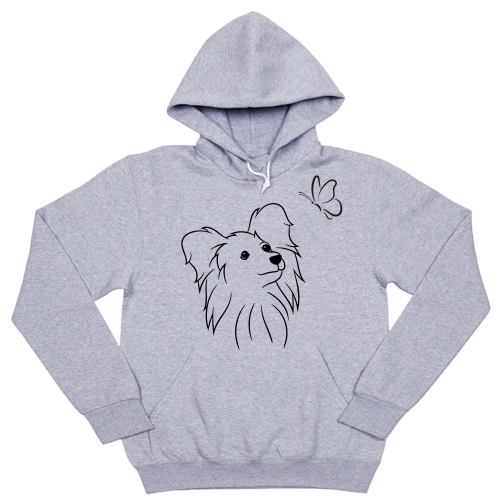 Толстовка "Папильон и бабочка"