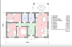 Проект Дома 95,24 кв. м К-107