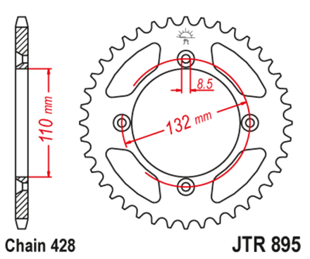 Звезда JTA895.46BLK