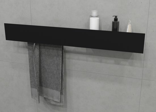 Полка Duo L (черный)