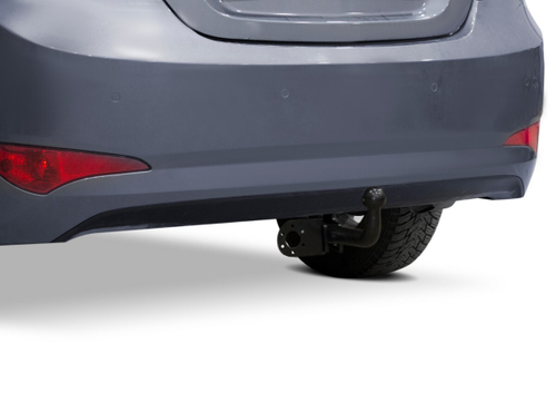 Фаркоп c электрикой Smart для Kia Rio III поколение 2011-2017, шар A, 1200/75 кг, F.2313.001