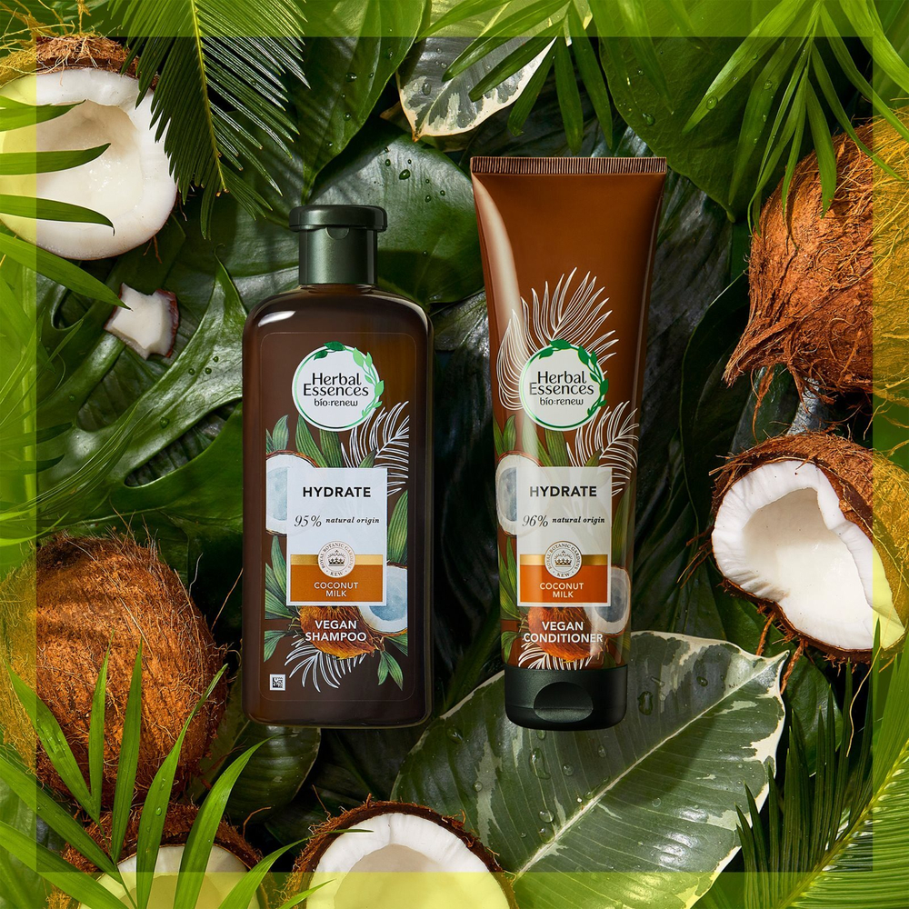Herbal Essences 90% Natural Origin Hydrate - Кондиционер для волос /  Coconut Milk 275  ml  / GTIN 8006540099193