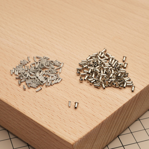 Хольнитены длинные для комплектов фурнитуры серии Kelly, цвет серебро (Комплект 5 шт)