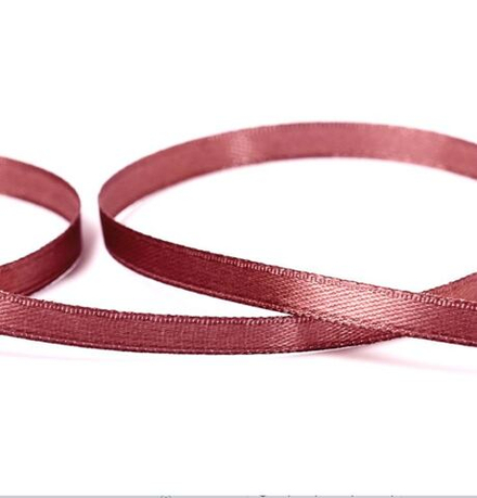 Лента атласная 6 мм ( 1/4 "),№099 коричневый