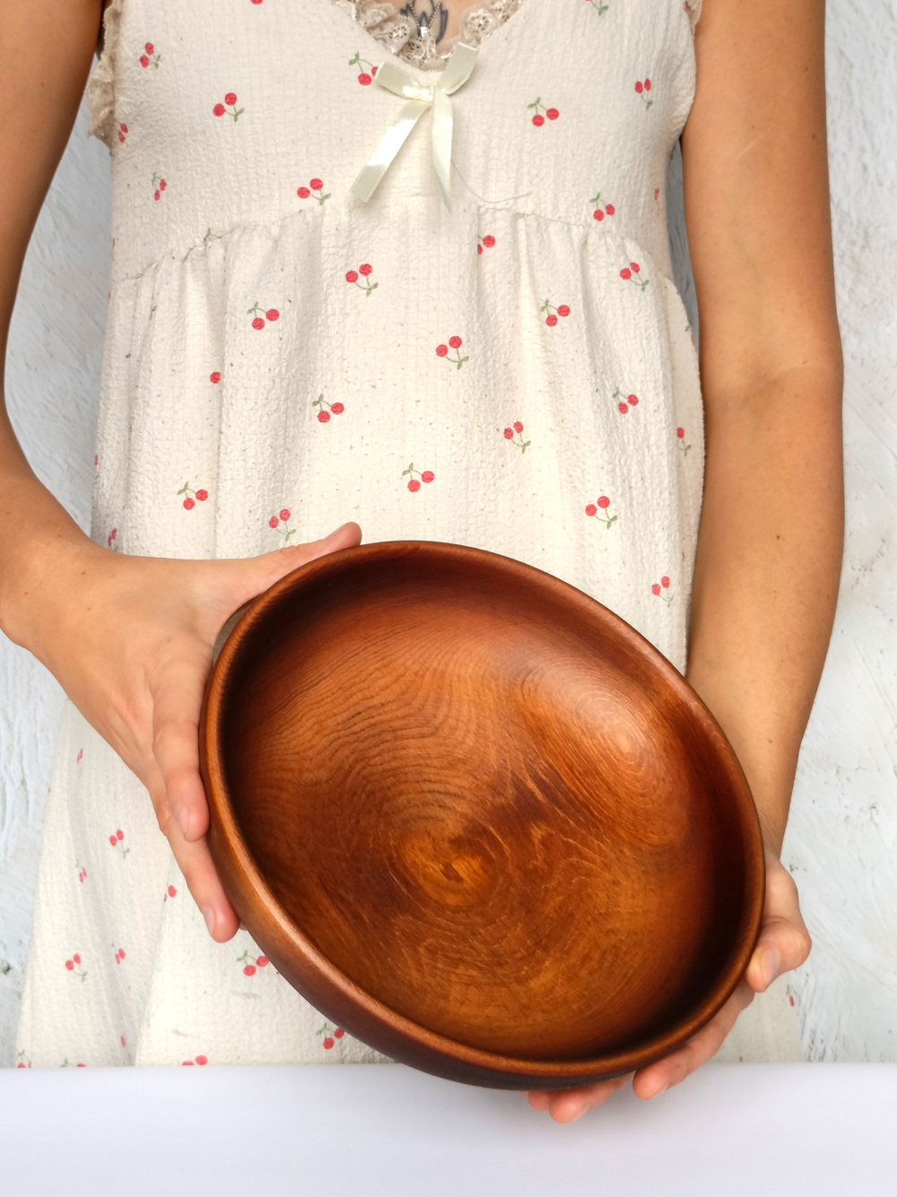 Деревянная тарелка Art of Siberia из массива сибирского кедра T229