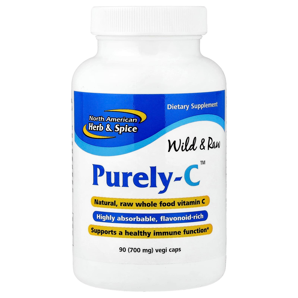 North American Herb & Spice, Purely-C™, 700 мг, 90 растительных капсул