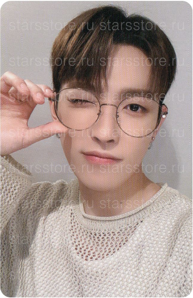 Фотокарта Hongjoong ATEEZ - GOLDEN HOUR : Part.1 ‘WORK TO LIVE VER.’ (MAKESTAR)