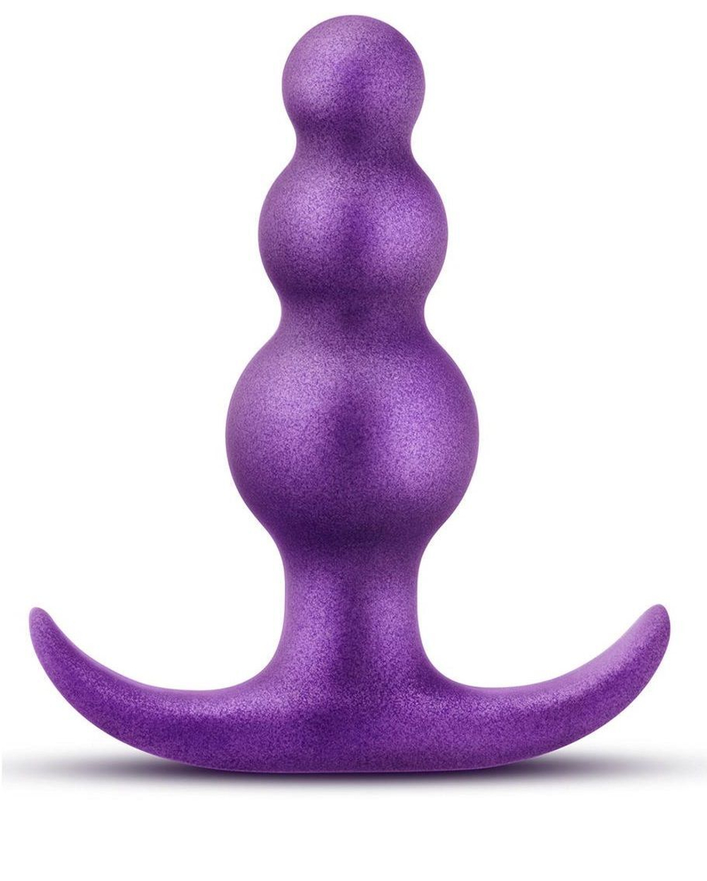 Фиолетовая анальная пробка The Supernova Plug - 7,6 см.