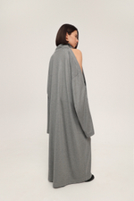 Платье трикотажное на пуговицах