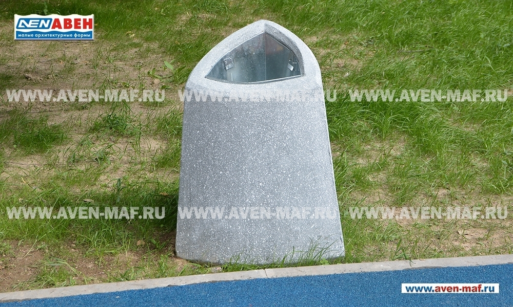 Бетонная урна для мусора