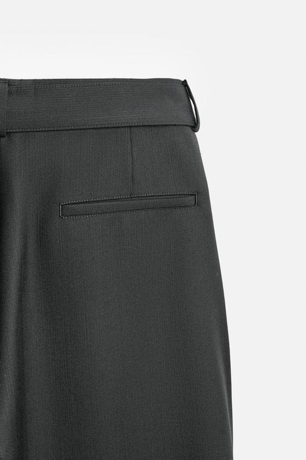 ZARA X NANUSHKA КОСТЮМНЫЕ БРЮКИ, ЧЕРНЫЙ