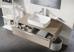 Накладной керамический умывальник Ceramic Slim R