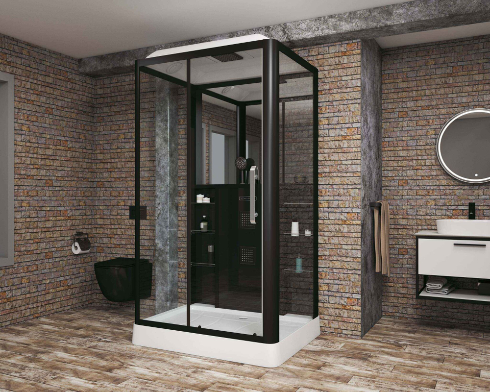 Душевая кабина Grossman Alba GR227L (90x120x225) дверь раздвижная,3 места
