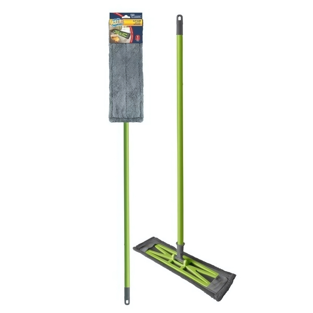 Швабра Классик рукоятка 126 см, насадка микрофибра AZUR