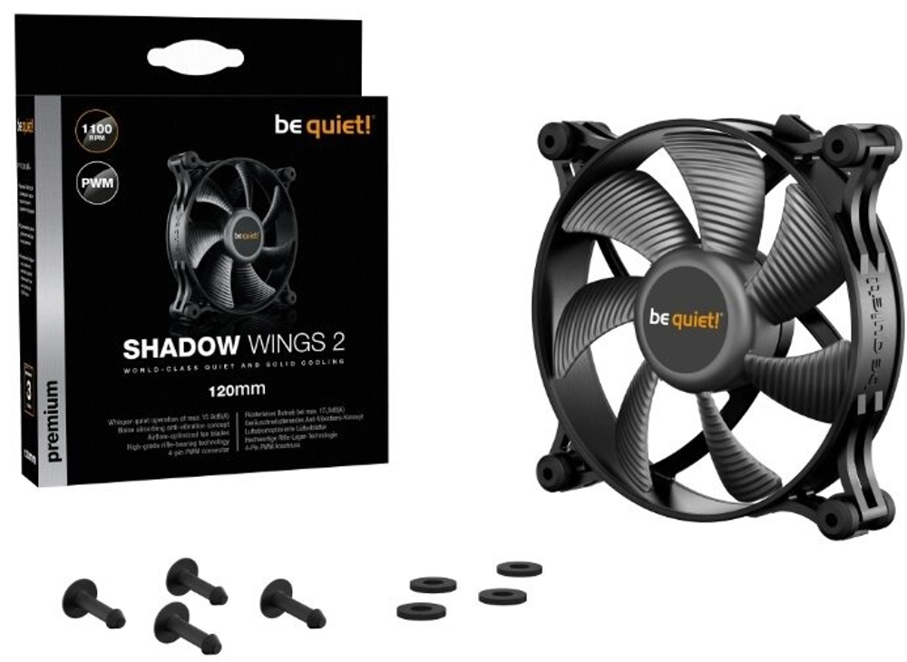Вентилятор be quiet ! SHADOW WINGS 2 120mm PWM (BL085)