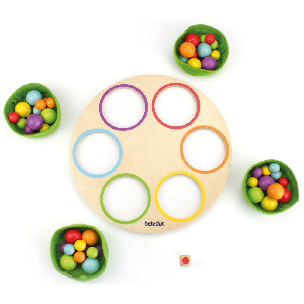 Beleduc - Логическая игра Marbelino Сортировка шаров Деревянная 21022X