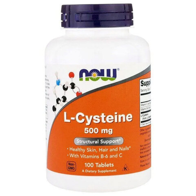 NOW Cysteine 500 мг. (100 таб.)