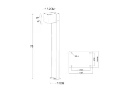 Ландшафтный светильник Arte lamp