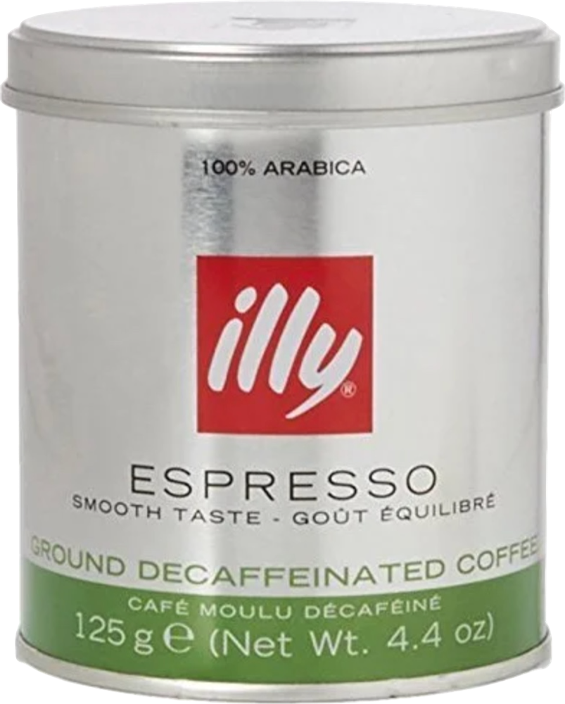 Кофе молотый illy DECAF без кофеина 125 г