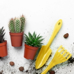 Набор садовых инструментов для персадки InGreen for Green Republic (грабельки,лопатка) цвет спелая груша